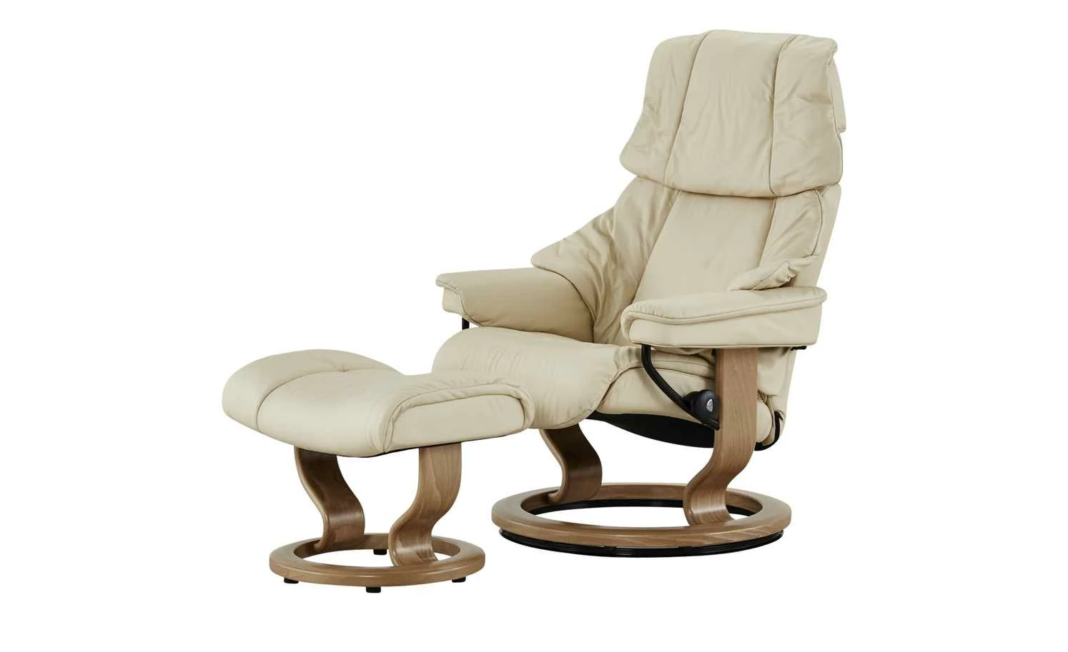 Stressless Relaxsessel mit Hocker Reno L Stressless Relaxsessel mit Hocker Reno L | Creme Classic L -hoeffner Verkäufe 20407920 22 201811271519
