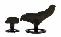 Stressless Relaxsessel mit Hocker Reno M | Braun Classic M -hoeffner Verkäufe 20407932 12 201811271519