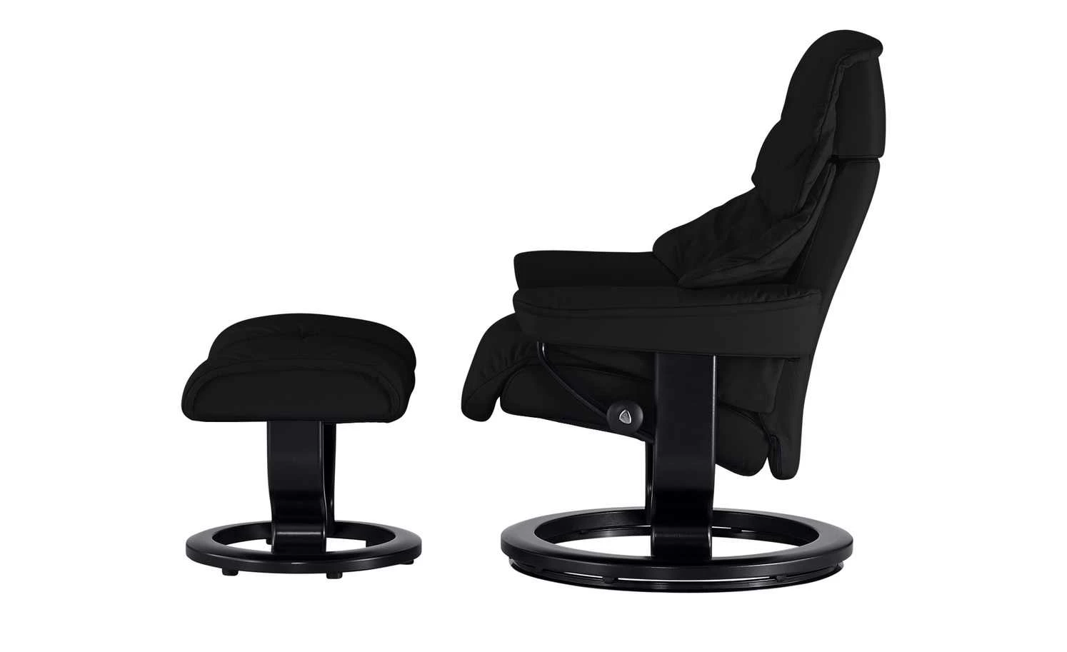 Stressless Relaxsessel mit Hocker Reno M Stressless Relaxsessel mit Hocker Reno M | Schwarz Classic M -hoeffner Verkäufe 20407933 4 201811271519