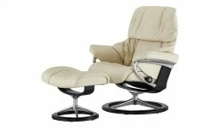 Stressless Relaxsessel mit Hocker Reno M | Creme Signature M -hoeffner Verkäufe 20407938 16 201811271519