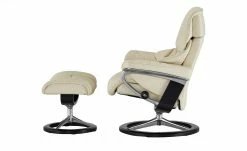 Stressless Relaxsessel mit Hocker Reno M | Creme Signature M -hoeffner Verkäufe 20407938 5 201811271519
