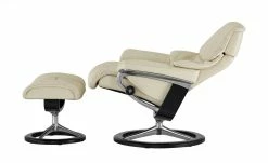 Stressless Relaxsessel mit Hocker Reno M | Creme Signature M -hoeffner Verkäufe 20407938 6 201811271519