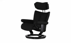 Stressless Relaxsessel mit Hocker Magic M | Schwarz Classic M -hoeffner Verkäufe 20408039 17 201811271519