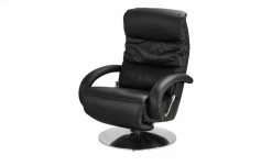 Hukla Leder-Relaxsessel Florian | Schwarz S