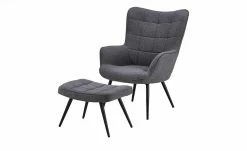 Sessel mit Hocker Annika | Dunkelgrau -hoeffner Verkäufe 23407981 10 202209060030