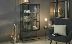 Sessel mit Hocker Annika | Dunkelgrau -hoeffner Verkäufe 23407981 14 202209092233