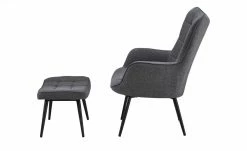 Sessel mit Hocker Annika | Dunkelgrau -hoeffner Verkäufe 23407981 5 202209060030