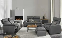 erpo just relax Ledersessel JR963 Bari | Graphite (Dunkelgrau)