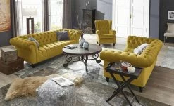 Ohrensessel Canyon | Currygelb