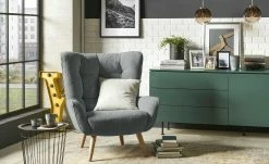 SOHO Polstersessel Jolyn | Hellgrau