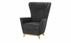 Ravensberger Werkstätten Ohrensessel Bernardino | Graphite (Dunkelgrau)