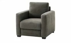 bobb Sessel mit Boxspringpolsterung Lisa de Luxe | Graubraun