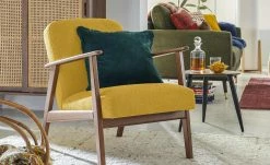 smart Sessel Rada | Gelb Webstoff fein