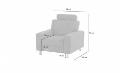 meinSofa Polstersessel Jana | Sand (Hellbraun) -hoeffner Verkäufe 25407584 4 202107011259