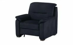 meinSofa Sessel mit ausziehbarem Hocker Vera | Marineblau