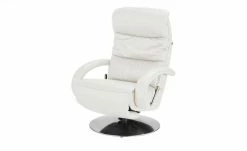 Hukla Leder-Relaxsessel Florian | Weiß S