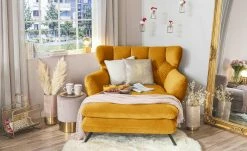 pop Longseat-Sessel Caldara | Curry (Gelb)