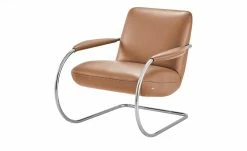 KOINOR Freischwingersessel Jingle | Cognac (Rot-Braun)