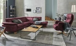 Mein Sofa bold Relaxsessel Edvin | Brombeer (Dunkelrot)