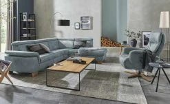 Mein Sofa bold Relaxsessel Edvin | Eis (Blau-Grau)