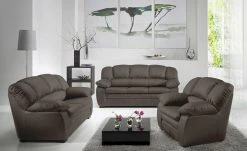 uno Ledersessel Casino | Cocoa (Dunkelbraun)