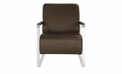 W.SCHILLIG Leder Sessel 17350 Quadroo | Macchiato (Dunkelbraun) -hoeffner Verkäufe 26407429 2 202012231314