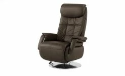 Polstermöbel Oelsa Ledersessel Mambo | Marone (Braun) ohne Soundsystem