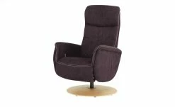 meinSofa Drehsessel Franzi | Wine (Dunkelrot-Braun)