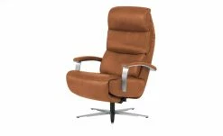 Hukla Ledersessel Florian | Cognac (Orange-Braun)