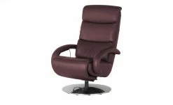 Hukla Ledersessel Florian | Wine (Dunkelrot)