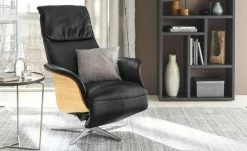 Nils Olsen Drehsessel Frederik | Black (Schwarz) Grundfunktion