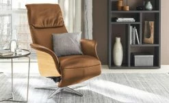 Nils Olsen Drehsessel Frederik | Light Cognac (Braun-Orange) Grundfunktion