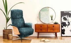 Nils Olsen Drehsessel Frederik | Petrol