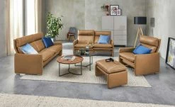 erpo just relax Ledersessel JR 290 Trento | Camel (Hellbraun)