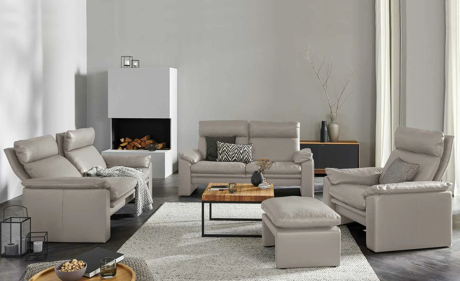 erpo just relax Ledersessel JR963 Bari erpo just relax Ledersessel JR963 Bari | Kiesel (Hellgrau) -hoeffner Verkäufe 28403184 3 202109012233